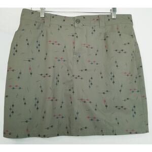 NWOT's - Eddie Bauer Adventurer 2.0 Skort Olive Green Golf Tennis Fitness Sz 12
